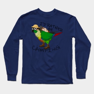 Conure Goes Camping Long Sleeve T-Shirt